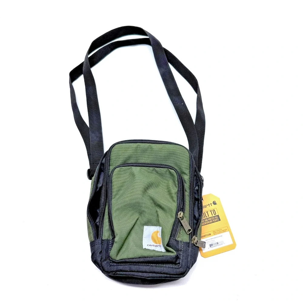 Carhartt Crossbody Zip Bag Durable Adjustable Sling Bag Zipper Closure Unisex